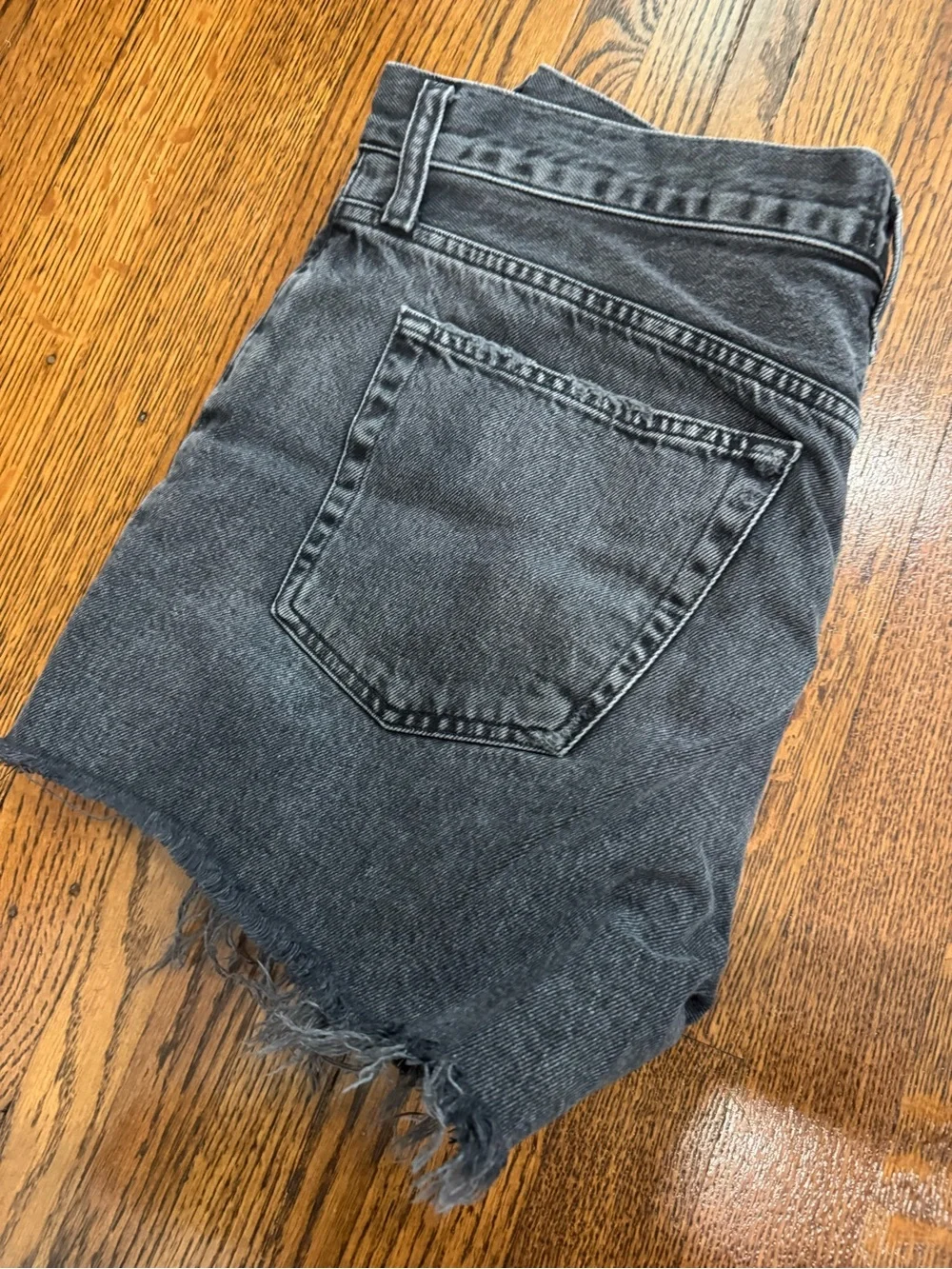 Black Denim Shorts AGOLDE - Picture 4 of 5